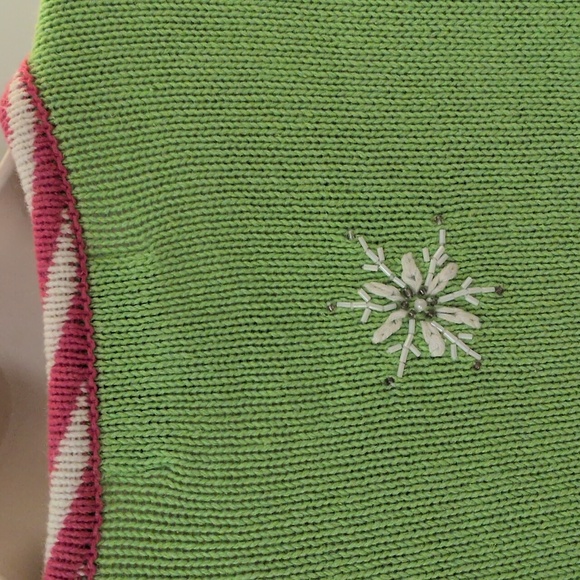 Vintage Heirloom Collectibles Santa Christmas Cardigan Sweater - Picture 9 of 16